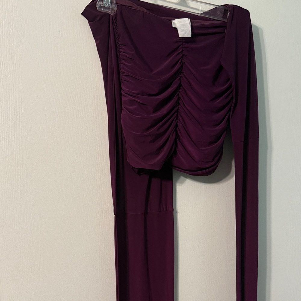 Frederick's of Hollywood Purple Crop Top